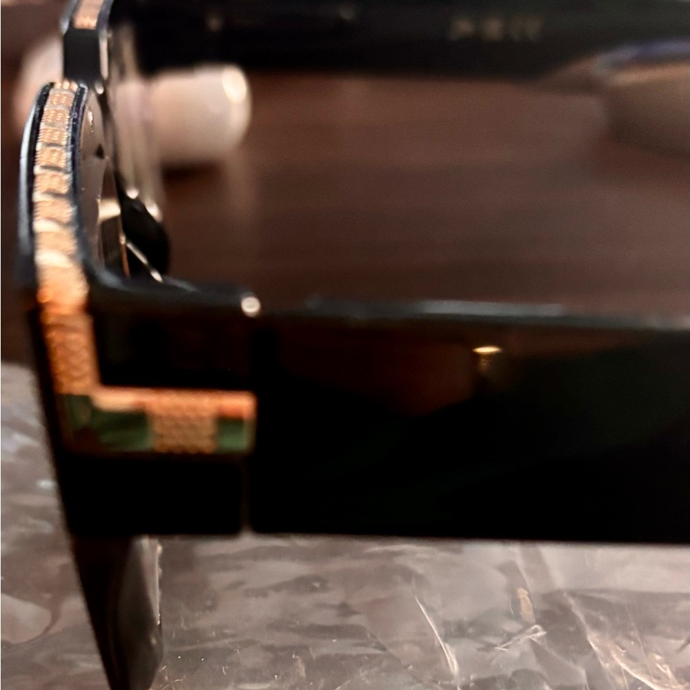 NIP Chic Black Square Eyeglasses from London. - Picture 3 of 7